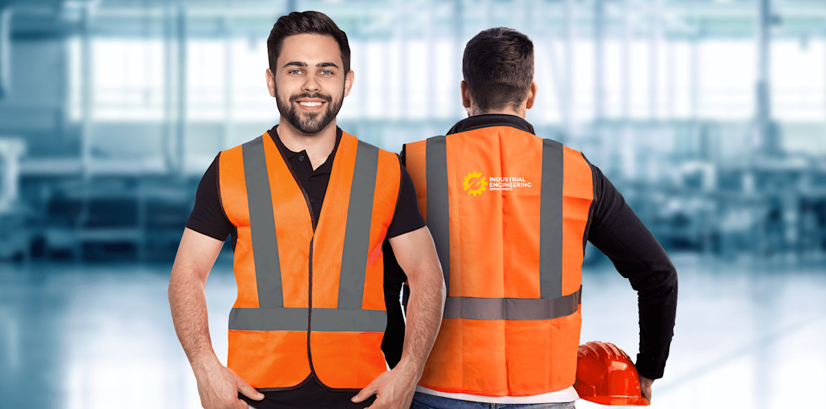 Safety jackets with company logo discount
